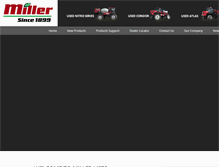 Tablet Screenshot of miller-used.com